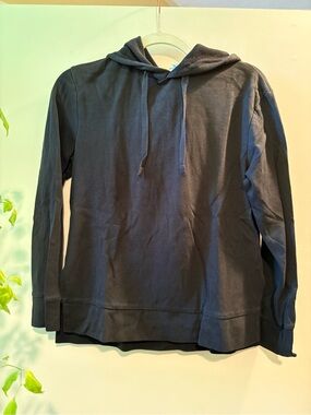 a new day Black Hooded Sweatshirt